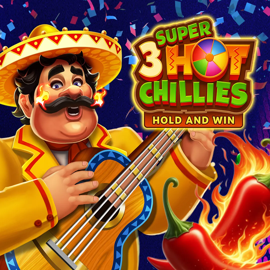 3 hot chillies